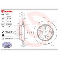 Bremsscheibe 'COATED DISC LINE' | BREMBO (09.C180.11)