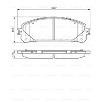 lexus Remblokken set BP1681