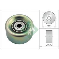 Geleide rol/omdraairol, Poly V-riem INA, Diameter (mm)70mm, u.a. für Nissan
