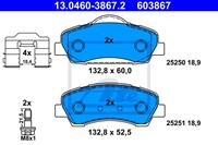 citroen Remblokken set 13046038672