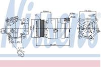 opel Compressor, airconditioning 89062