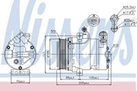 Kompressor, Klimaanlage | NISSENS (89024)