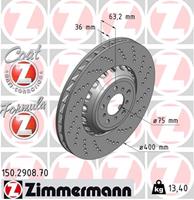 Bremsscheibe Vorderachse rechts Zimmermann 150.2908.70