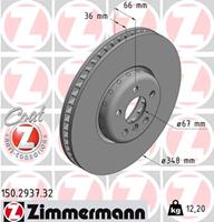 Bremsscheibe Zimmermann 150.2937.32