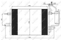 opel Condensor, airconditioning 35599