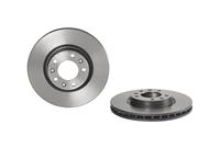 Remschijf COATED DISC LINE BREMBO, Remschijftype: Binnen geventileerd, u.a. für Peugeot