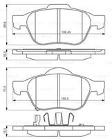 toyota Remblokken set BP1406