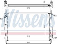 Kühler, Motorkühlung Nissens 69250