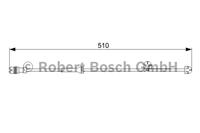 Warnkontakt, Bremsbelagverschleiß Hinterachse Bosch 1 987 473 029