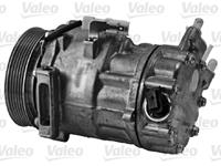 Compressor, airconditioning NEW ORIGINAL PART Valeo, Spanning (Volt)12V, u.a. für Peugeot, Citroën, Fiat