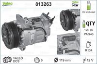 Compressor, airconditioning NEW ORIGINAL PART Valeo, Spanning (Volt)12V, u.a. für Renault