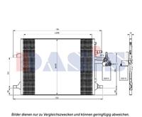 Kondensator, Klimaanlage | AKS Dasis (222012N)