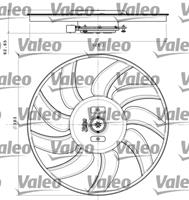 Lüfter, Motorkühlung | Valeo (696350)