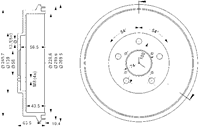 Bremstrommel | ATE (24.0222-8023.1)
