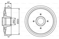 Bremstrommel | BOSCH (0 986 477 201)