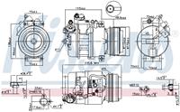 Kompressor, Klimaanlage | NISSENS (89080)