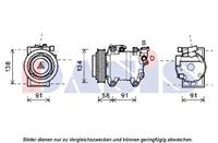 Kompressor, Klimaanlage | AKS Dasis (851926N)