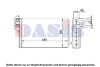 Wärmetauscher, Innenraumheizung | AKS Dasis (139011N)