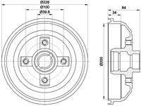 hellapagid Bremstrommel | HELLA PAGID (8DT 355 301-161)