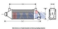 AKS Dasis Ladeluftkühler 257001N Intercooler FORD,TRANSIT Kasten FA_ _,TRANSIT Bus FD_ _, FB_ _, FS_ _, FZ_ _, FC_ _