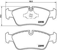 bmw Remblokkenset, schijfrem BREMBO XTRA LINE