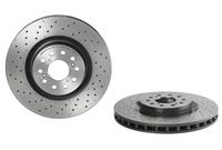 COATED DISC LINE BREMBO, Remschijftype: Geperforeerd / Geventileerd, u.a. für Honda