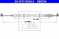 Seilzug, Feststellbremse hinten rechts ATE 24.3727-0334.2