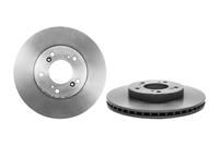 Remschijf COATED DISC LINE BREMBO, Remschijftype: Binnen geventileerd, u.a. für Honda, Acura