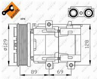 Kompressor, Klimaanlage 'EASY FIT' | NRF (32212)