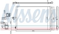 Condensor, airconditioning NISSENS, u.a. für Mercedes-Benz