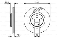 BOSCH Bremsscheiben 0 986 479 650 Scheibenbremsen,Bremsscheibe MERCEDES-BENZ,SL R129