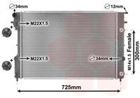 opel RADIATEUR BENZINE 2.0 AT met AIRCO 37002202