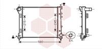 vanwezel Kühler, Motorkühlung Van Wezel 17002346