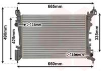 vanwezel Kühler, Motorkühlung Van Wezel 37002574