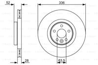 Bremsscheibe | BOSCH (0 986 479 395)