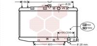 honda Radiateur Hd Civi/crx Mt 25002047