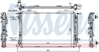 Kühler, Motorkühlung | NISSENS (60321)