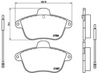 citroen Remblokken set P61046