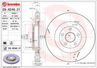 Remschijf COATED DISC LINE BREMBO, Remschijftype: Gespleten: , u.a. für Jeep