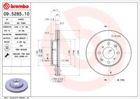 Bremsscheibe 'COATED DISC LINE' | BREMBO (09.5285.11)