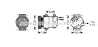 renault Compressor, airconditioning