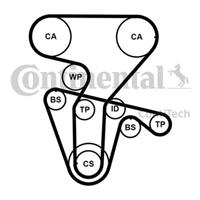 continentalctam Wasserpumpe + Zahnriemensatz | CONTINENTAL CTAM (CT877WP4PRO)