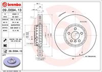 Bremsscheibe 'TWO-PIECE DISCS LINE' | BREMBO (09.D094.13)