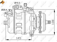 Kompressor, Klimaanlage NRF 32148