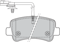 Bremsbelagsatz, Scheibenbremse Hinterachse Valeo 601151