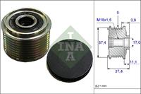 Generatorfreilauf | INA (535 0068 10)