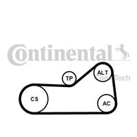 CONTITECH Keilrippenriemensatz 6PK976K3  VW,SEAT,GOLF III 1H1,SHARAN 7M8, 7M9, 7M6,PASSAT Variant 3A5, 35I,GOLF III Cabriolet 1E7