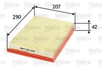 Luchtfilter Valeo, u.a. für Vauxhall, Opel