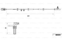 Sensor, Raddrehzahl Hinterachse links Bosch 0 265 007 559