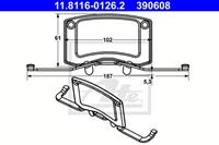 Feder, Bremssattel ATE 11.8116-0126.2